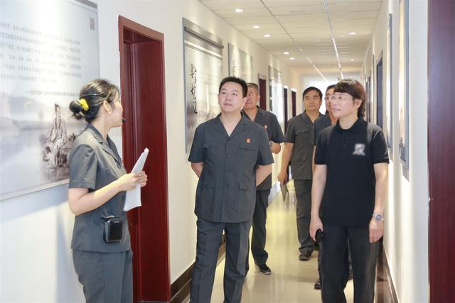 偏关法院来我院交流学习 ,互通有无共促发展